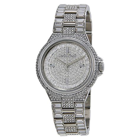 womens michael kors watches silver|Michael Kors camille women's watch.